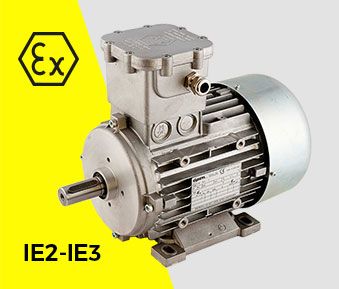 Motor eléctrico Orange1 Serie O–H antiexplosivo certificado ATEX Exproof IP66, con carcasa de aluminio, eficiencia IE2/IE3 y amplio rango de potencias para climas extremos