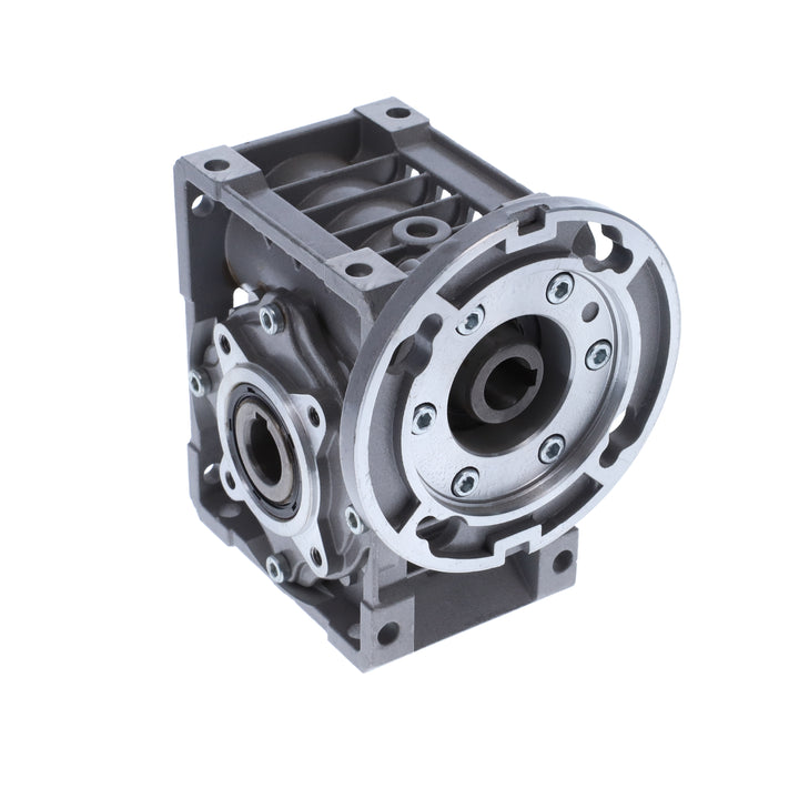Motoreductor sinfín corona para aplicaciones industriales (hasta 20HP). Relaciones de reducción 5:1 a 100:1. Solución confiable para transmisión de potencia